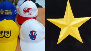 jasa bordir logo topi